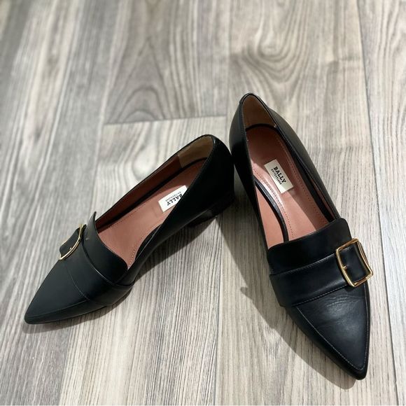 Bally Switzerland black leather loafers Size 7 - Picture 4 of 7